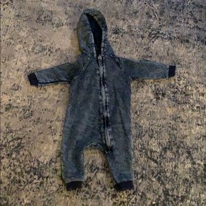 Seven for all Mankind hooded coverall for baby